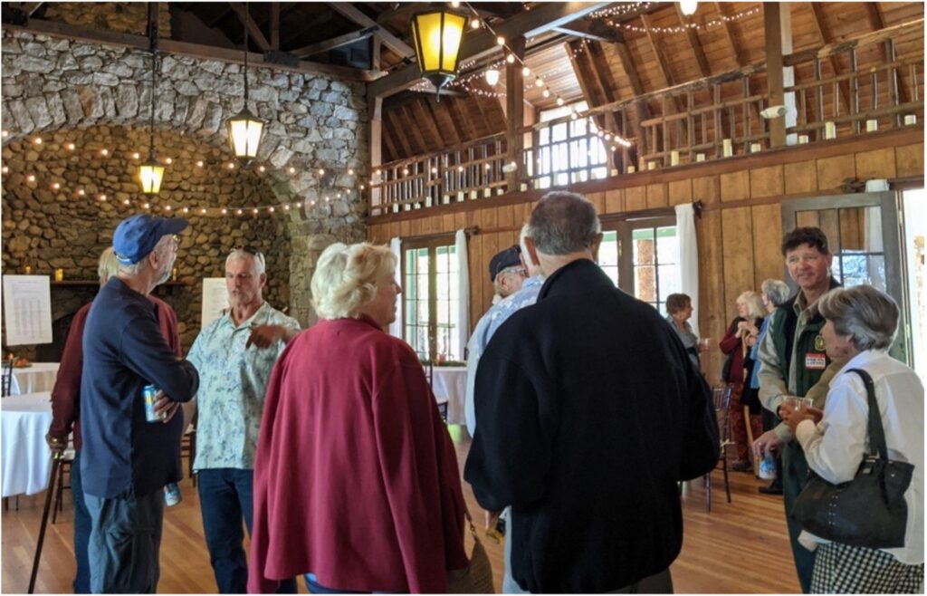 Attendees inside the Valhalla Grand Hall had a chance to catch up with friends and colleagues before the start of the lunch program.