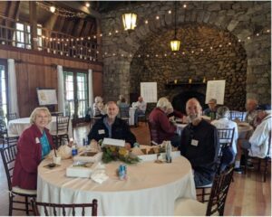 Bob and Lynda McDowell with Dave Ziegler.