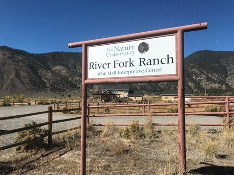 The Nature Conservancy’s River Fork Ranch trailhead and Whit Hall Interpretive Center at 381 Genoa Lane, Minden Nevada — Photo by Author